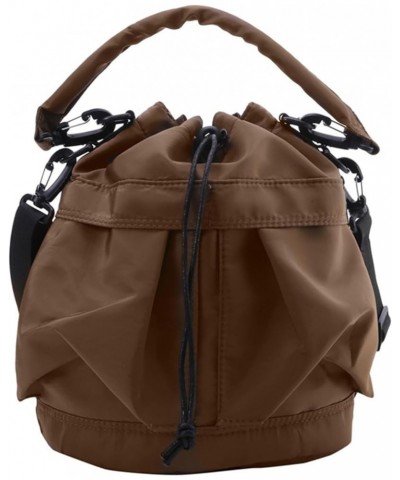 Bayetss Drawstring Bucket Bag for Women Men Stylish Casual Shoulder Crossbody Bag Tote Bag with Adjustable Strap Brown $10.74...