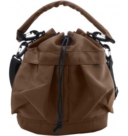 Bayetss Drawstring Bucket Bag for Women Men Stylish Casual Shoulder Crossbody Bag Tote Bag with Adjustable Strap Brown $10.74...