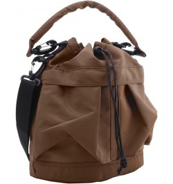 Bayetss Drawstring Bucket Bag for Women Men Stylish Casual Shoulder Crossbody Bag Tote Bag with Adjustable Strap Brown $10.74...