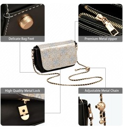 Geometric Medallions Sling Bags Crossbody for Women Trendy Small Black Purses with Adjustable Strap Small Black Purse $18.00 ...