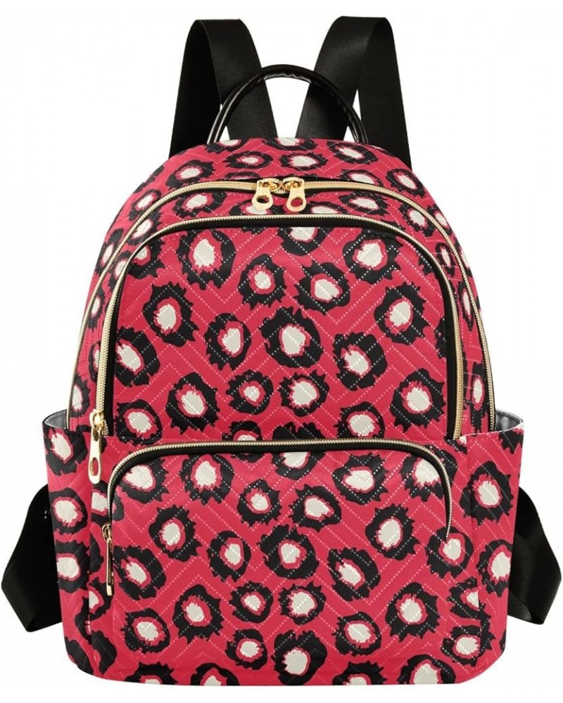 Red Spots Women Backpack Purse Shoulder Bag Color Small $13.53 Backpacks