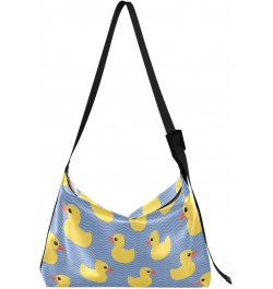 Cute Ducks Hobo Bags for Women Purses Leather Crossbody Bag Handbag Shoulder Bag for Gifts Work Travel $14.52 Hobo Bags