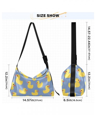 Cute Ducks Hobo Bags for Women Purses Leather Crossbody Bag Handbag Shoulder Bag for Gifts Work Travel $14.52 Hobo Bags