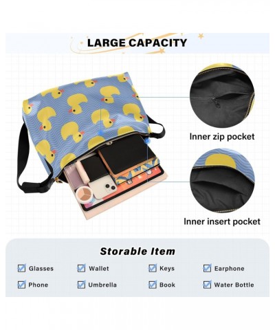 Cute Ducks Hobo Bags for Women Purses Leather Crossbody Bag Handbag Shoulder Bag for Gifts Work Travel $14.52 Hobo Bags