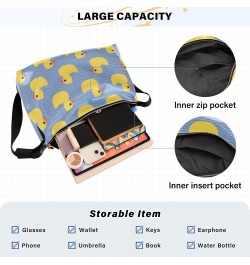 Cute Ducks Hobo Bags for Women Purses Leather Crossbody Bag Handbag Shoulder Bag for Gifts Work Travel $14.52 Hobo Bags