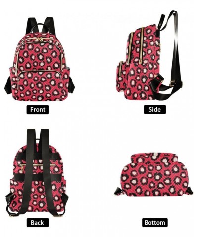 Red Spots Women Backpack Purse Shoulder Bag Color Small $13.53 Backpacks