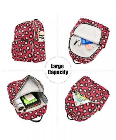 Red Spots Women Backpack Purse Shoulder Bag Color Small $13.53 Backpacks