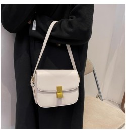 Small Square Y2k Purse Genuine Leather Shoulder Bag Women Fashion Red Shoulder Bag Purse Casual Crossbody Bag White L $26.52 ...