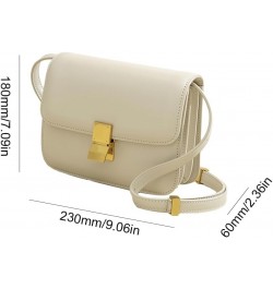 Small Square Y2k Purse Genuine Leather Shoulder Bag Women Fashion Red Shoulder Bag Purse Casual Crossbody Bag White L $26.52 ...