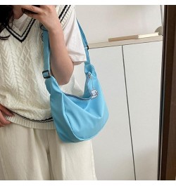 Versatile Single Shoulder Bag with Cute Pendant Harajuku Crossbody Bag Great for Daily Commute Shopping and College Black $8....