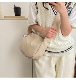 Versatile Single Shoulder Bag with Cute Pendant Harajuku Crossbody Bag Great for Daily Commute Shopping and College Black $8....