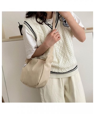 Versatile Single Shoulder Bag with Cute Pendant Harajuku Crossbody Bag Great for Daily Commute Shopping and College Black $8....