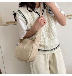 Versatile Single Shoulder Bag with Cute Pendant Harajuku Crossbody Bag Great for Daily Commute Shopping and College Black $8....