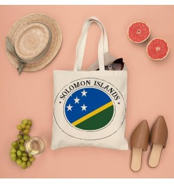 Poland Flag Tote Bag National Flag Canvas Tote Bag with Handle Cute Book Bag Shopping Shoulder Bag for Women Girls Solomon Is...