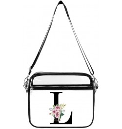 D Clear Crossbody Shoulder Purse Bag for Men Women, Stadium Clear Messenger Bag Style-10 $12.25 Crossbody Bags