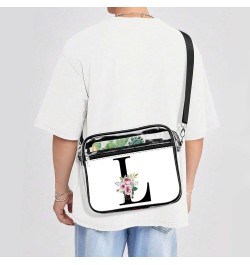 D Clear Crossbody Shoulder Purse Bag for Men Women, Stadium Clear Messenger Bag Style-10 $12.25 Crossbody Bags