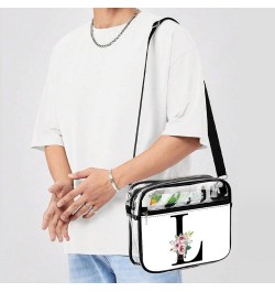 D Clear Crossbody Shoulder Purse Bag for Men Women, Stadium Clear Messenger Bag Style-10 $12.25 Crossbody Bags