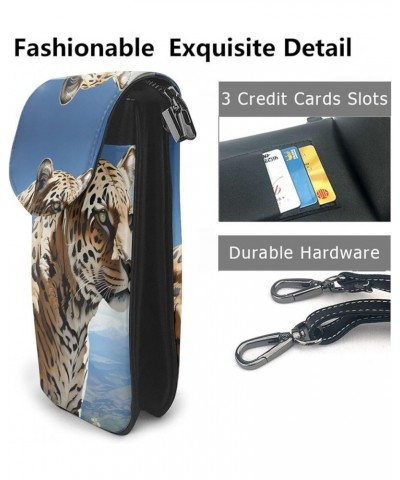 Mountain Leopard Stylish And Secure Cell Phone Purse Wallet Crossbody - Perfect For Daily Use And Travel Mountain Leopard $19...