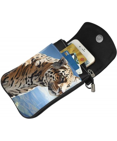 Mountain Leopard Stylish And Secure Cell Phone Purse Wallet Crossbody - Perfect For Daily Use And Travel Mountain Leopard $19...