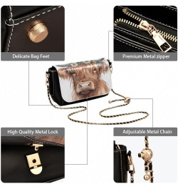 Crossbody Bags for Women Trendy Women's Black Shoulder Bag Small PU Leather Flap Cross Body Bag Handbags Pattern6 $23.36 Cros...