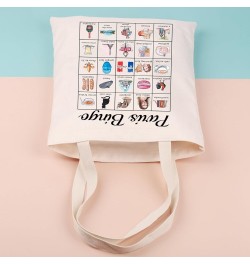 Paris Bingo Tote Bag Paris Travel Gift Paris Traveller Lover Grocery Handbag For Women French Gift Shopping Bag Beige $10.20 ...