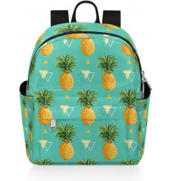 Pineapple Triangle Mini Backpack Purse for Women, Summer Fruit Small Fashion Daypack Lightweight, Cute Casual Travel Bag $16....