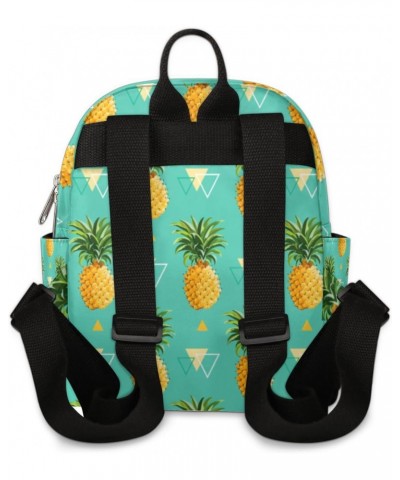 Pineapple Triangle Mini Backpack Purse for Women, Summer Fruit Small Fashion Daypack Lightweight, Cute Casual Travel Bag $16....