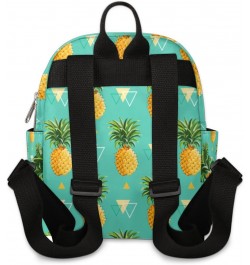 Pineapple Triangle Mini Backpack Purse for Women, Summer Fruit Small Fashion Daypack Lightweight, Cute Casual Travel Bag $16....