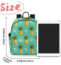 Pineapple Triangle Mini Backpack Purse for Women, Summer Fruit Small Fashion Daypack Lightweight, Cute Casual Travel Bag $16....