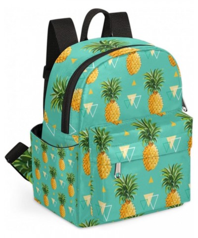 Pineapple Triangle Mini Backpack Purse for Women, Summer Fruit Small Fashion Daypack Lightweight, Cute Casual Travel Bag $16....