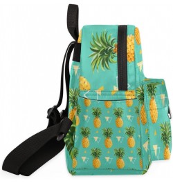 Pineapple Triangle Mini Backpack Purse for Women, Summer Fruit Small Fashion Daypack Lightweight, Cute Casual Travel Bag $16....