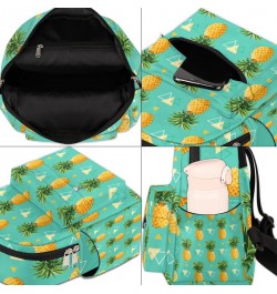 Pineapple Triangle Mini Backpack Purse for Women, Summer Fruit Small Fashion Daypack Lightweight, Cute Casual Travel Bag $16....