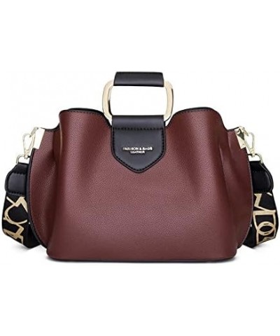 2PCS Purses for Women Shoulder Handbag Top Handle Hobo Tote Bags, PU Leather Coffee $17.28 Totes