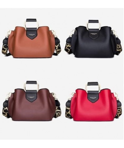 2PCS Purses for Women Shoulder Handbag Top Handle Hobo Tote Bags, PU Leather Coffee $17.28 Totes