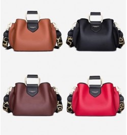 2PCS Purses for Women Shoulder Handbag Top Handle Hobo Tote Bags, PU Leather Coffee $17.28 Totes