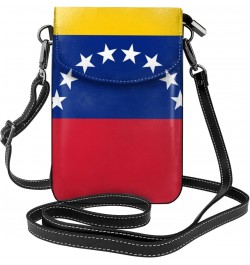 Venezuela Flag Women Cell Phone Purse Leather Shoulder Crossbody Bag Wallet Pouch $25.14 Shoulder Bags