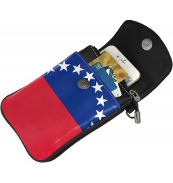 Venezuela Flag Women Cell Phone Purse Leather Shoulder Crossbody Bag Wallet Pouch $25.14 Shoulder Bags