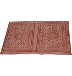 Moroccan Handmade Leather Wallet Traditional Vintage Carved Bi-fold Medium Pink $9.43 Wallets