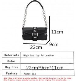 Vintage Square Armpit Bag Fashion Female PU Leather Women R Mini Handbag Vintage Shoulder Messenger Bag Black $15.69 Shoulder...