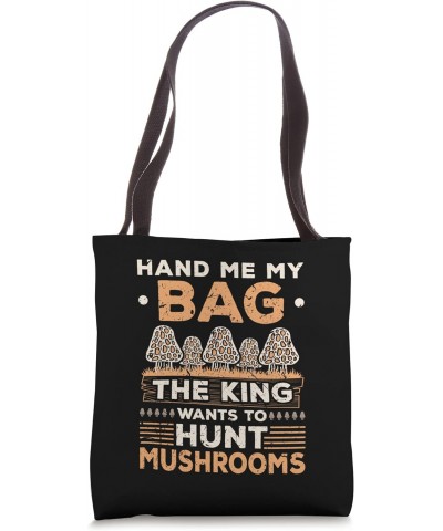 Mushroom King Morel Mushroom Tote Bag $15.65 Totes