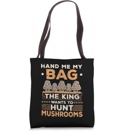 Mushroom King Morel Mushroom Tote Bag $15.65 Totes