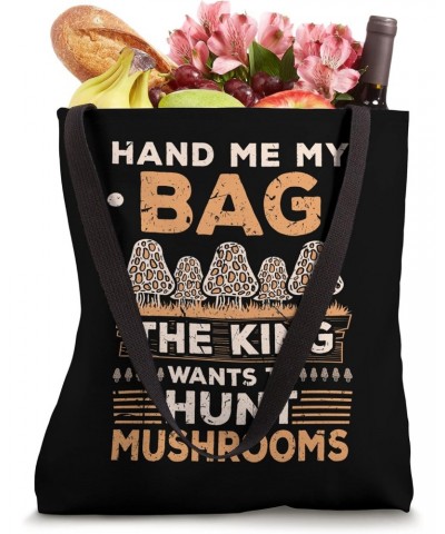 Mushroom King Morel Mushroom Tote Bag $15.65 Totes