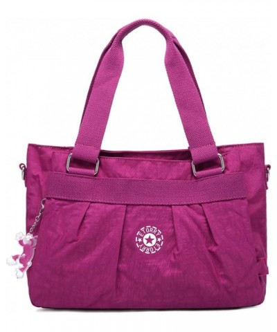 Women Fashion Tote Bag Shoulder Bags Nylon Casual Handbags for Lady. (Navy Blue) Fuchsia $17.14 Totes