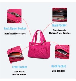 Women Fashion Tote Bag Shoulder Bags Nylon Casual Handbags for Lady. (Navy Blue) Fuchsia $17.14 Totes