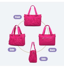 Women Fashion Tote Bag Shoulder Bags Nylon Casual Handbags for Lady. (Navy Blue) Fuchsia $17.14 Totes