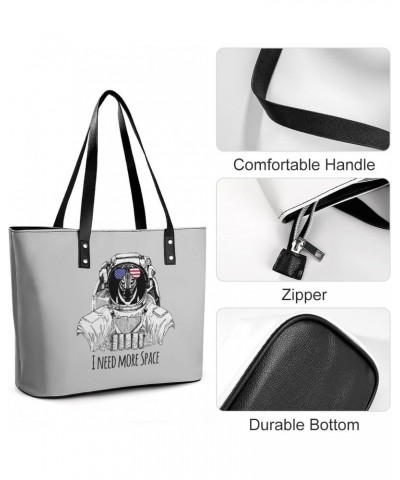 Need More Space Zebra Astronaut Women's Handbag Fashion Top Handle Bag Large Tote Cute Purse Shoulder Bags with Pocket $23.92...