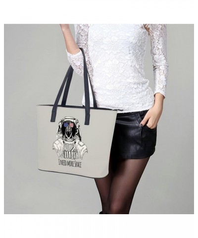 Need More Space Zebra Astronaut Women's Handbag Fashion Top Handle Bag Large Tote Cute Purse Shoulder Bags with Pocket $23.92...