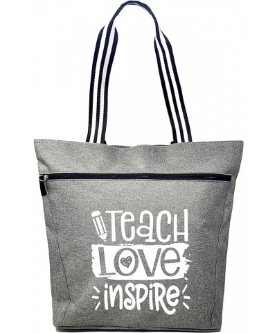 Teacher Tote Bag for Work - Teacher Handbag Gifts for Women, Teacher Bag Best Teacher Appreciation Gift Teach Love Inspire Le...