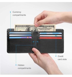 Wallets for Men Norway Flag Bifold Leather Pocket Wallet Short Purse Personality Fashion Card Holders Style $16.25 Wallets