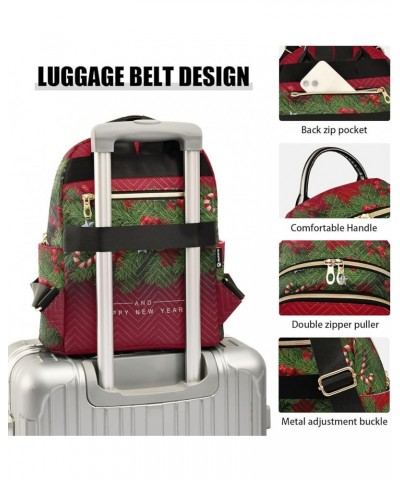 Christmas Tree Decoration Fashion Travel Backpack for Women Multi Pockets Lightweight Purse for Women-M Multicolor Small $19....